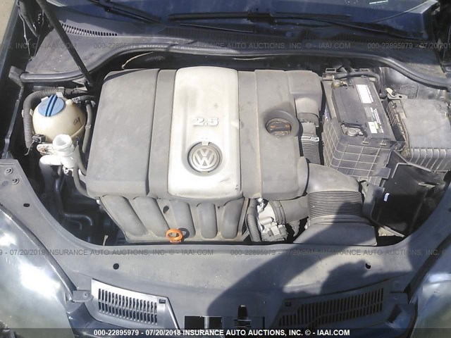 WVWDB71K59W142746 - 2009 VOLKSWAGEN RABBIT BLACK photo 10