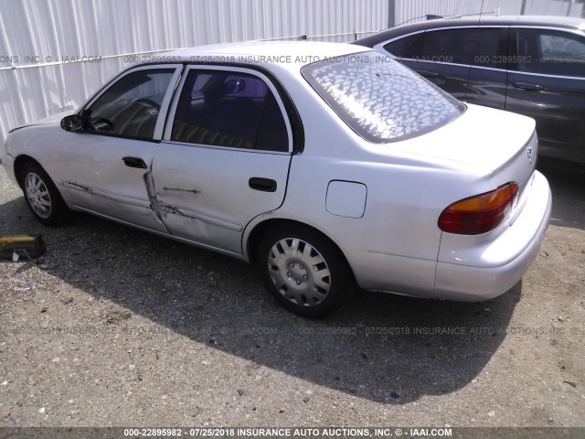 1Y1SK5483YZ414893 - 2000 CHEVROLET GEO PRIZM LSI GRAY photo 3