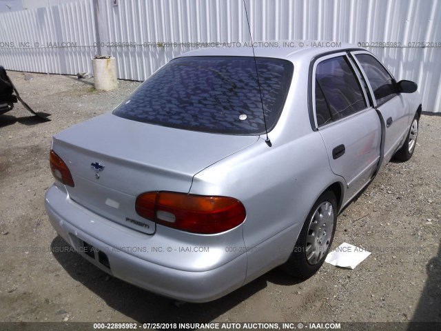 1Y1SK5483YZ414893 - 2000 CHEVROLET GEO PRIZM LSI 灰色 照片 4