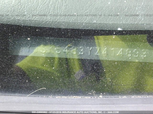 1Y1SK5483YZ414893 - 2000 CHEVROLET GEO PRIZM LSI 灰色 照片 9