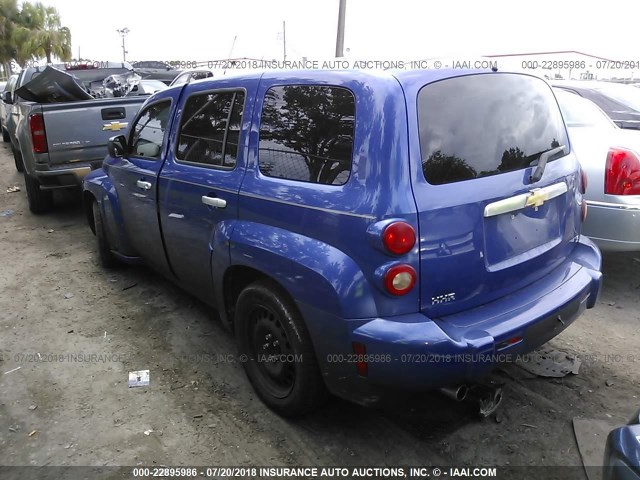 3GNDA13D36S541071 - 2006 CHEVROLET HHR LS BLUE photo 3