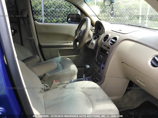 3GNDA13D36S541071 - 2006 CHEVROLET HHR LS BLUE photo 5