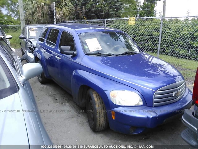 3GNDA13D36S541071 - 2006 CHEVROLET HHR LS BLUE photo 6