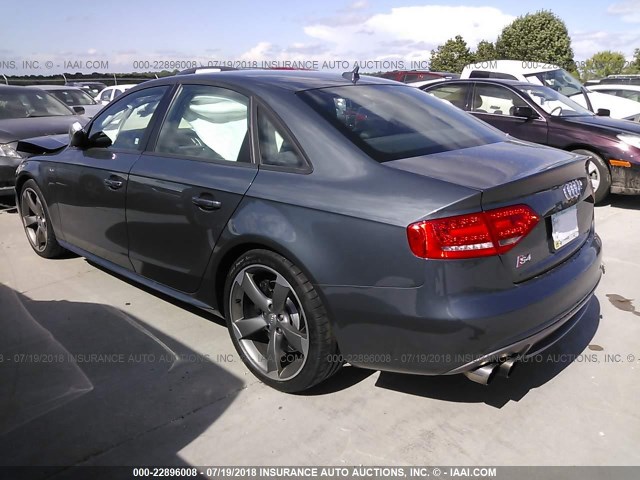 WAUBGAFL5BA168884 - 2011 AUDI S4 PREMIUM PLUS BLUE photo 3