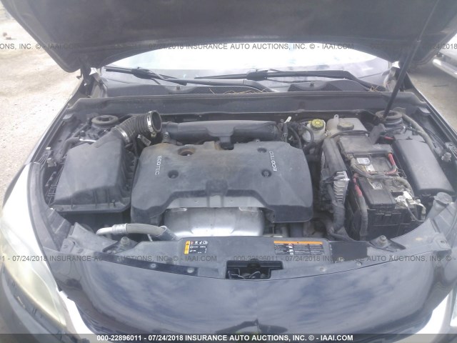 1G11B5SL4EF250518 - 2014 CHEVROLET MALIBU LS შავი ფოტო 10