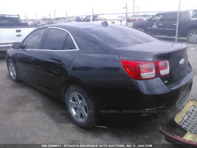 1G11B5SL4EF250518 - 2014 CHEVROLET MALIBU LS შავი ფოტო 3