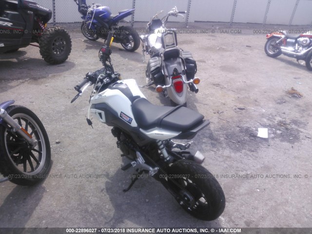 MLHJC7518J5008399 - 2018 HONDA GROM WHITE photo 3