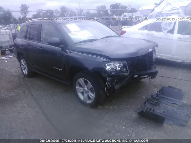 1C4NJDEB6ED562232 - 2014 JEEP COMPASS LATITUDE ლურჯი ფოტო 1