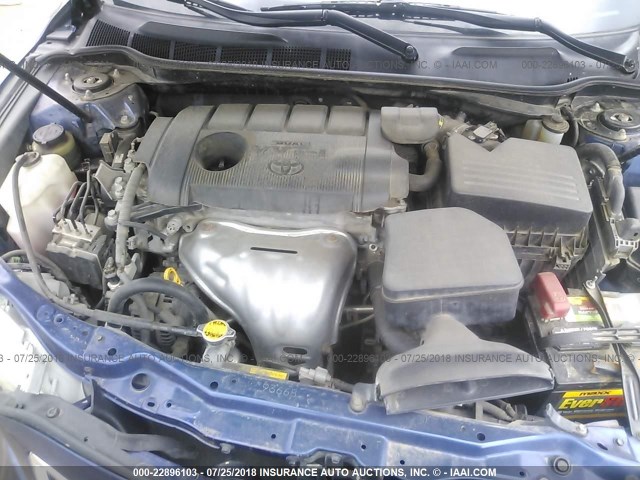 4T4BF3EK3BR155612 - 2011 TOYOTA CAMRY SE/LE/XLE ლურჯი ფოტო 10