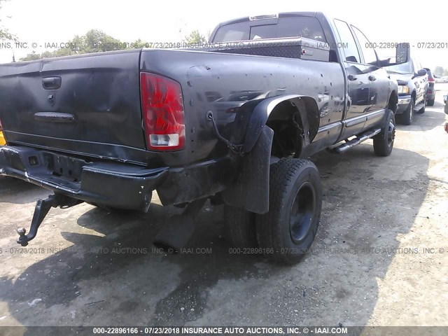 3D7MS48C05G742182 - 2005 DODGE RAM 3500 ST/SLT BLACK photo 4