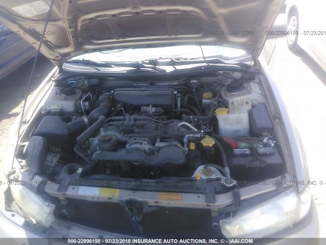 4S3BD4352X7259263 - 1999 SUBARU LEGACY L/30TH ANNIVERSARY L ოქროსფერი ფოტო 10
