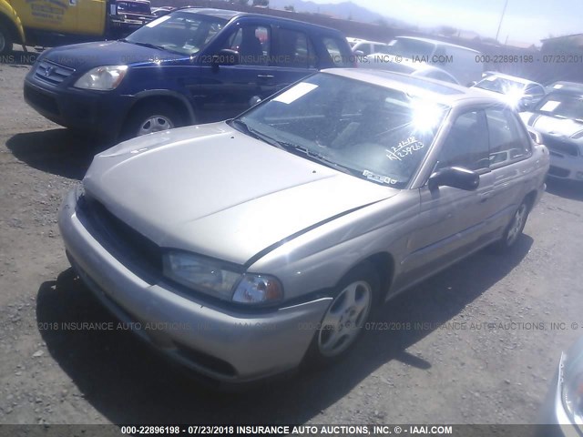 4S3BD4352X7259263 - 1999 SUBARU LEGACY L/30TH ANNIVERSARY L ოქროსფერი ფოტო 2