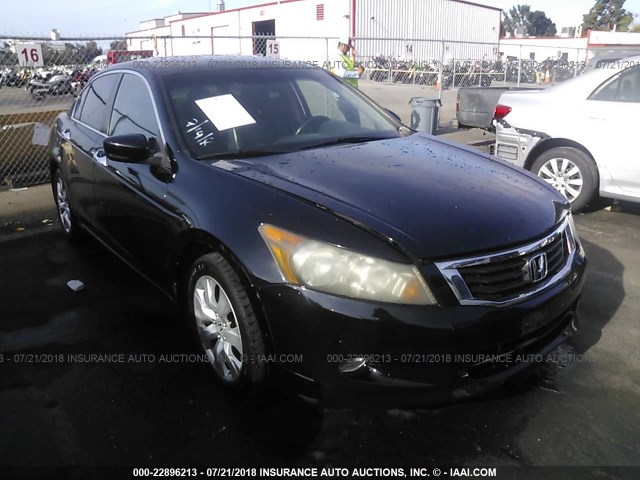 1HGCP36869A006921 - 2009 HONDA ACCORD EXL BLACK photo 1