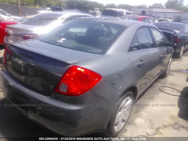 1G2ZG57B894160175 - 2009 PONTIAC G6 GRAY photo 4