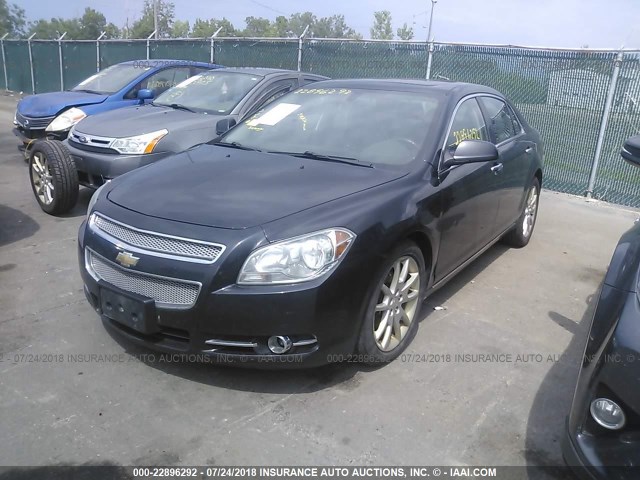 1G1ZE5E77AF287033 - 2010 CHEVROLET MALIBU LTZ 灰色 照片 2