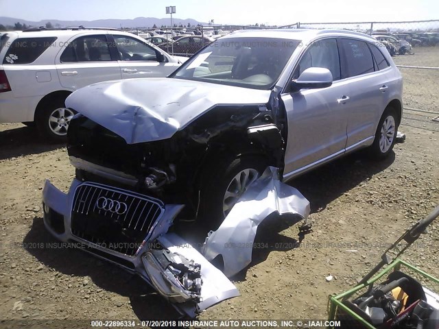 WA1L2AFP3GA090034 - 2016 AUDI Q5 PREMIUM PLUS SILVER photo 2