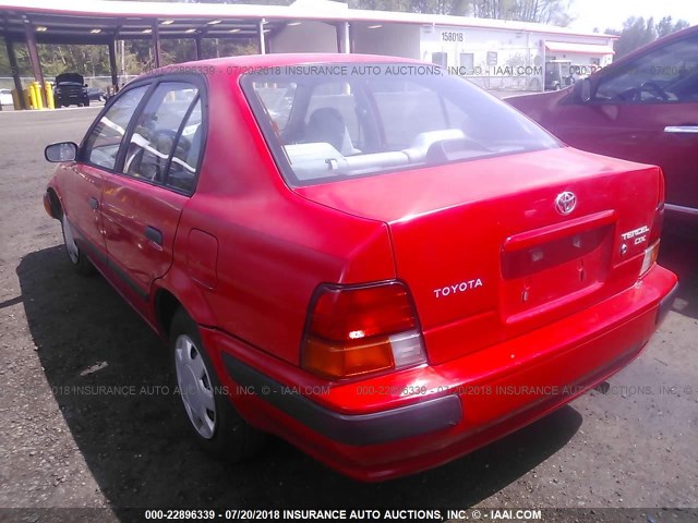 JT2EL56EXS7024001 - 1995 TOYOTA TERCEL DX RED photo 3