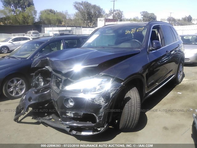 5UXKR2C56F0H35125 - 2015 BMW X5 SDRIVE35I BLACK photo 2