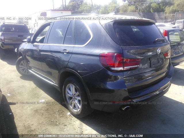 5UXKR2C56F0H35125 - 2015 BMW X5 SDRIVE35I BLACK photo 3
