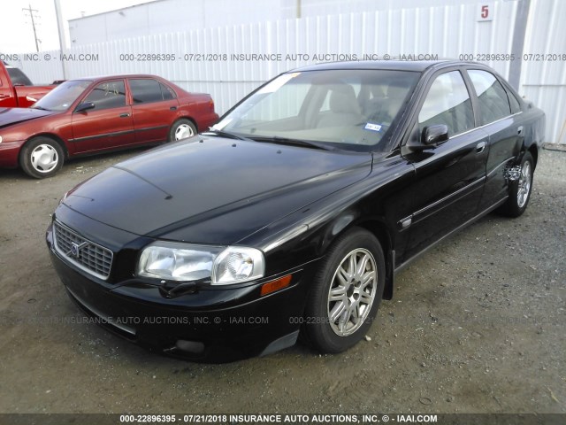 YV1TS592151414683 - 2005 VOLVO S80 2.5T BLACK photo 2