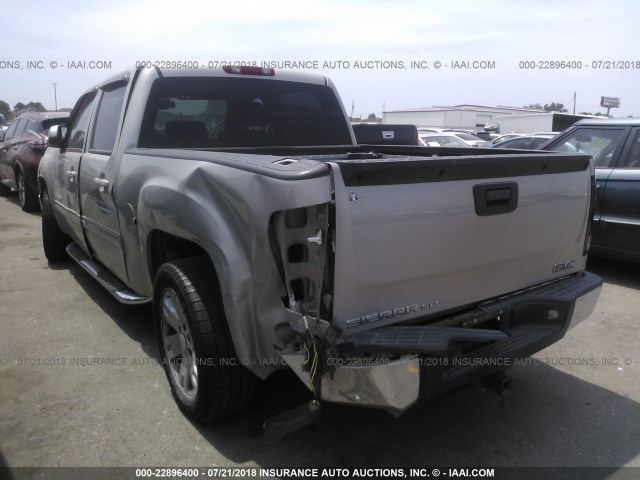 3GTEC13J78G176882 - 2008 GMC SIERRA C1500 GRAY photo 3