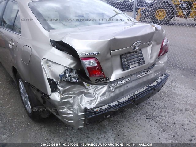 JTNBE46K773115922 - 2007 TOYOTA CAMRY NEW GENERAT CE/LE/XLE/SE TAN photo 6