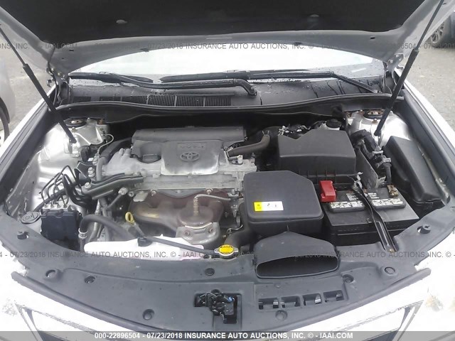 4T4BF1FKXDR295758 - 2013 TOYOTA CAMRY L/SE/LE/XLE 银色 照片 10