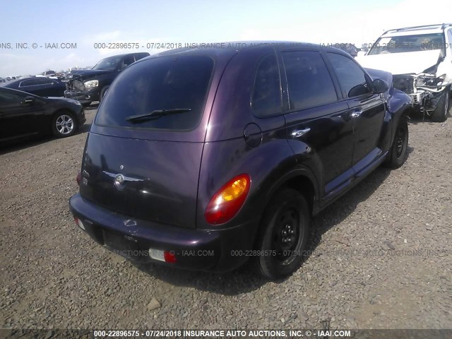 3C4FY58B95T567341 - 2005 CHRYSLER PT CRUISER TOURING PURPLE photo 4