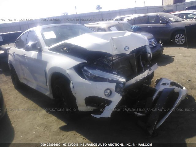 5YMKW8C51G0R43402 - 2016 BMW X6 M WHITE photo 1