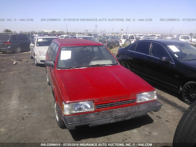 JF2AN52B0LD403668 - 1990 SUBARU LOYALE RED photo 6