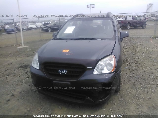 KNAFG525187175112 - 2008 KIA RONDO LX/EX GRAY photo 6