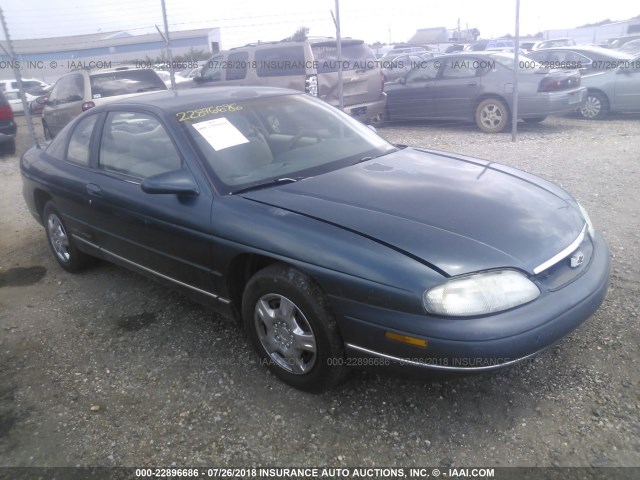 2G1WW12MXT9258253 - 1996 CHEVROLET MONTE CARLO LS მწვანე ფოტო 1