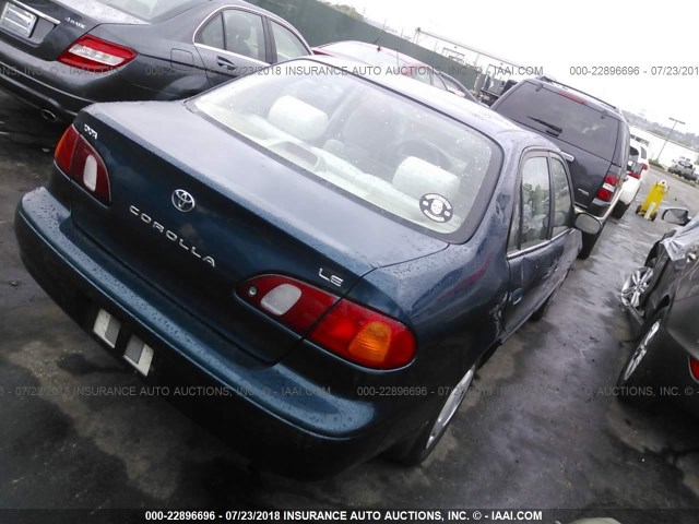 2T1BR18E0WC092780 - 1998 TOYOTA COROLLA VE/CE/LE 蓝色 照片 4