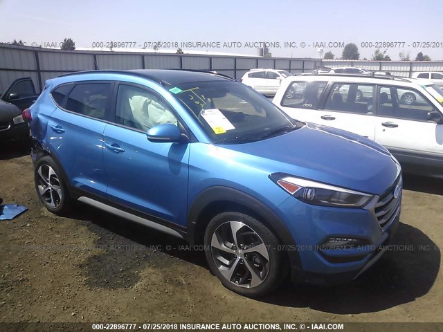 KM8J3CA28HU551984 - 2017 HYUNDAI TUCSON LIMITED/SPORT AND ECO/SE Navy photo 1