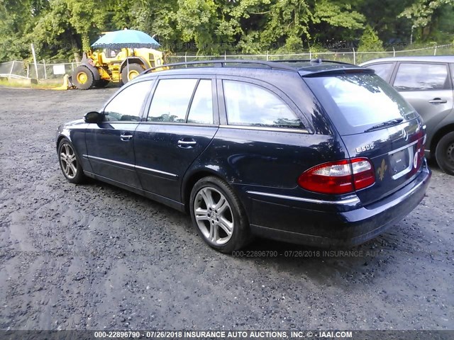 WDBUH83J95X176524 - 2005 MERCEDES-BENZ E 500 4MATIC BLUE photo 3