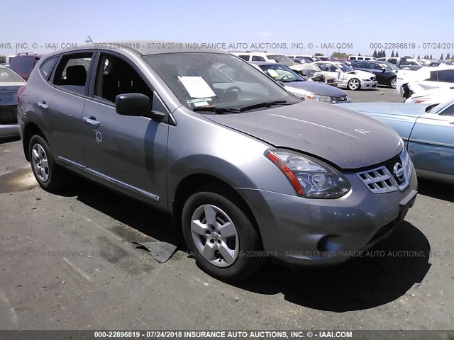 JN8AS5MT5EW611053 - 2014 NISSAN ROGUE SELECT S GRAY photo 1