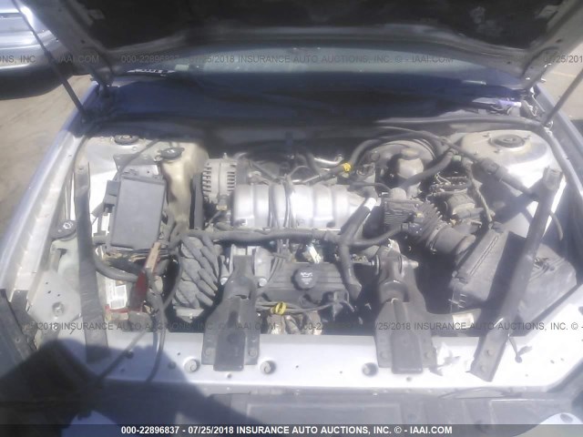 2G2WS522041354857 - 2004 PONTIAC GRAND PRIX GT2 ვერცხლისფერი ფოტო 10