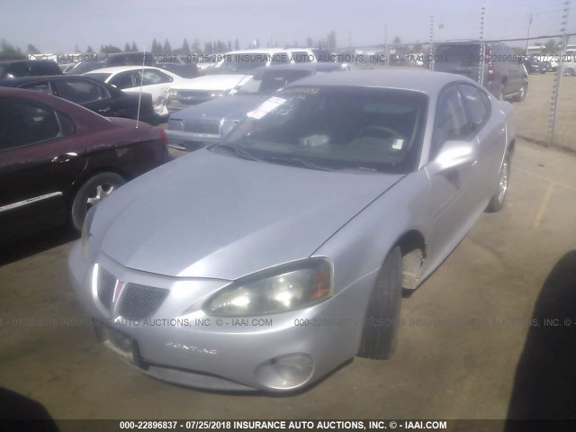 2G2WS522041354857 - 2004 PONTIAC GRAND PRIX GT2 ვერცხლისფერი ფოტო 2