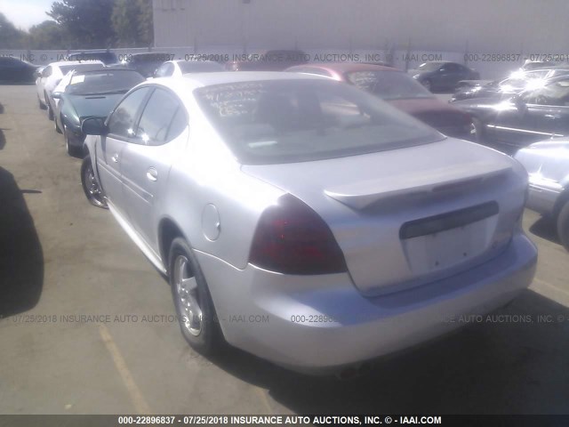 2G2WS522041354857 - 2004 PONTIAC GRAND PRIX GT2 SILVER photo 3