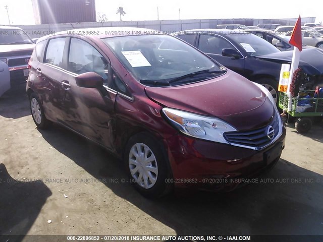 3N1CE2CP8FL446169 - 2015 NISSAN VERSA NOTE S/S PLUS/SV/SL/SR RED photo 1