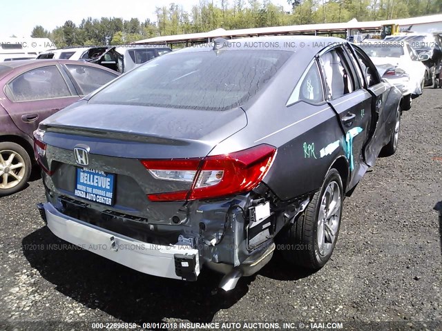 1HGCV1F40JA169558 - 2018 HONDA ACCORD EX GRAY photo 4