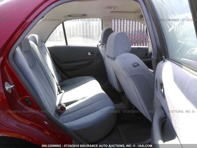 JM1BJ2236Y0236544 - 2000 MAZDA PROTEGE ES RED photo 8