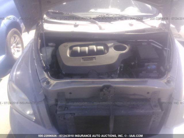 3GNDA13D17S602645 - 2007 CHEVROLET HHR LS GRAY photo 10