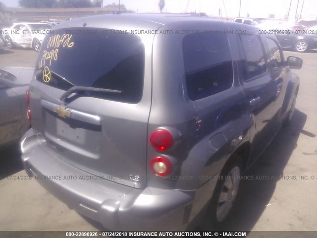 3GNDA13D17S602645 - 2007 CHEVROLET HHR LS GRAY photo 4