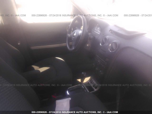 3GNDA13D17S602645 - 2007 CHEVROLET HHR LS GRAY photo 5