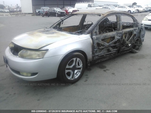 1G8AL52F44Z140753 - 2004 SATURN ION LEVEL 3 SILVER photo 2