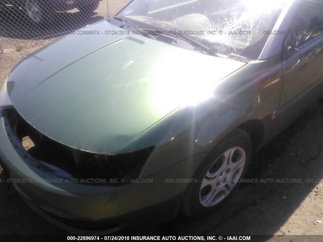 1G8AJ52F03Z131519 - 2003 SATURN ION LEVEL 2 Yaşıl foto 6