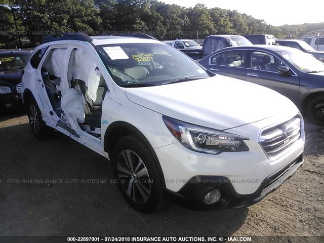 4S4BSENC5J3251708 - 2018 SUBARU OUTBACK 3.6R LIMITED WHITE photo 1
