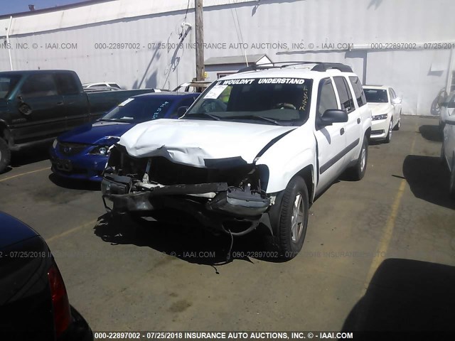 1GNET16S836234939 - 2003 CHEVROLET TRAILBLAZER EXT WHITE photo 2