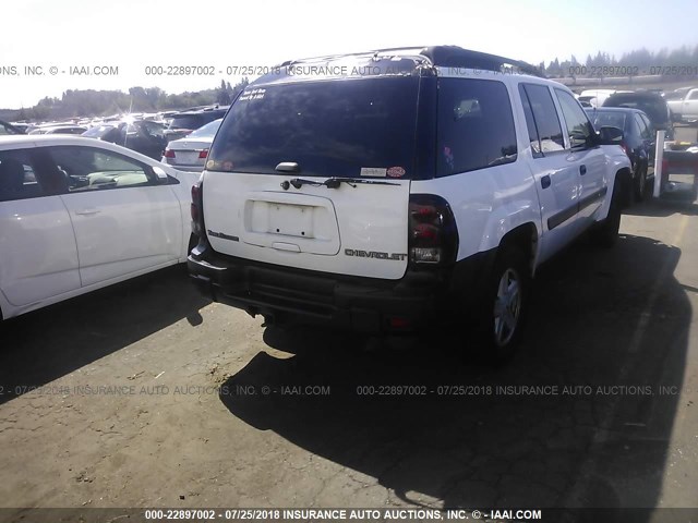 1GNET16S836234939 - 2003 CHEVROLET TRAILBLAZER EXT WHITE photo 4